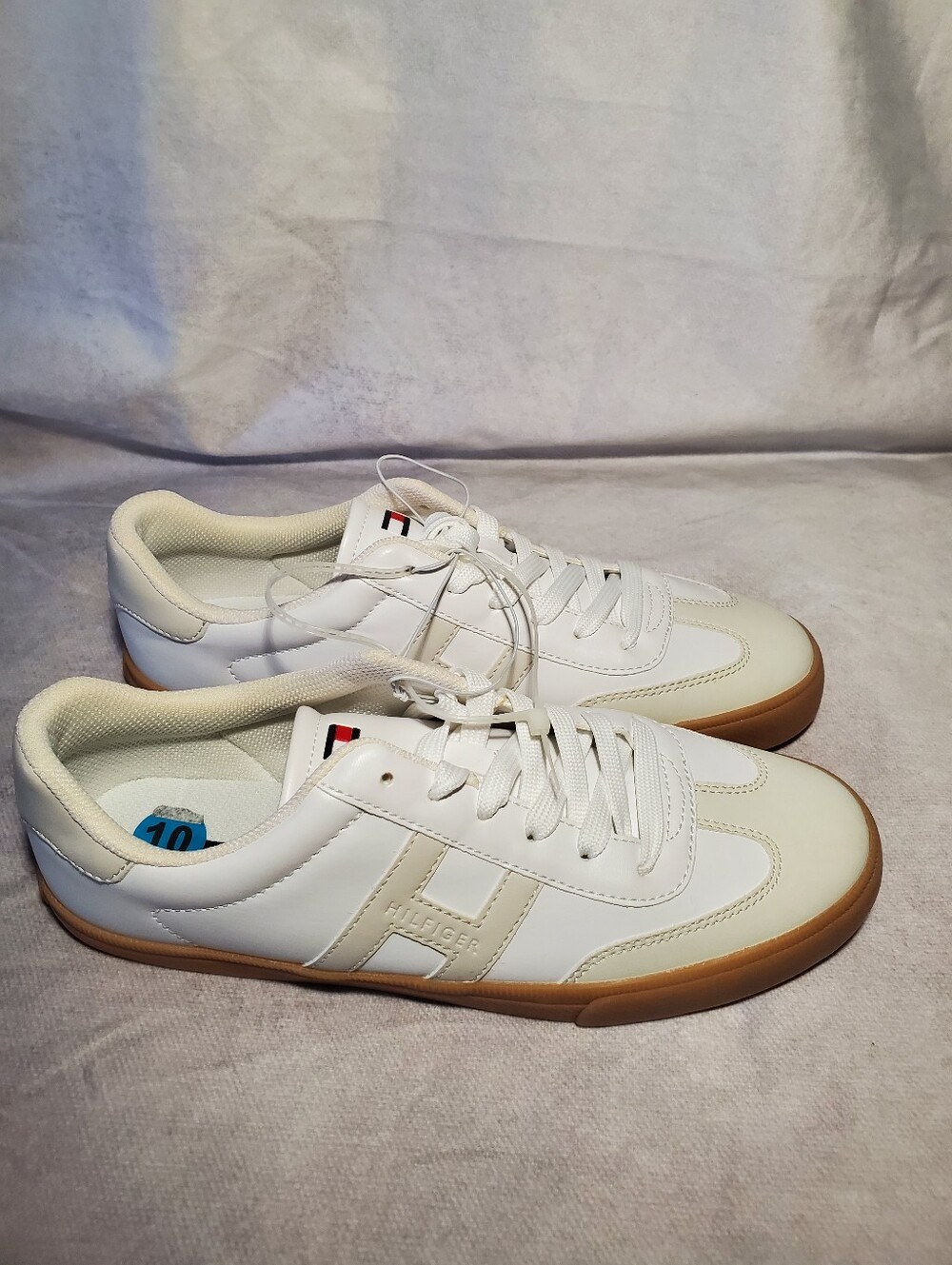 Tommy Hilfiger White Sneakers Size 10